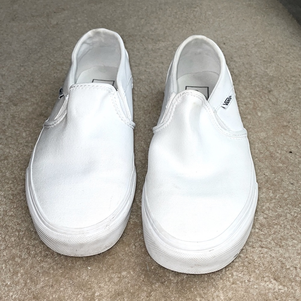 Women’s white Vans